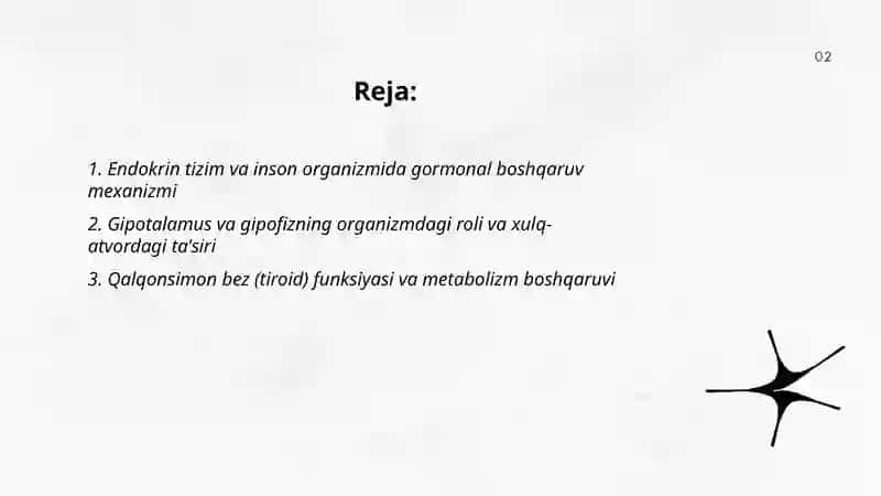 Endokirin tizimining inson organizmi va xulq-atvorining ahamiyati 2