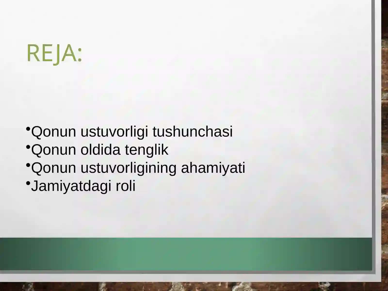 Qonunningustunligi 2