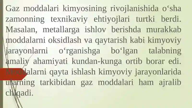 PNEVMOKIMYO. R. BOYL VA ILMIY KIMYO. GAZLARNI O'RGANISII BOSQICIILARI 2