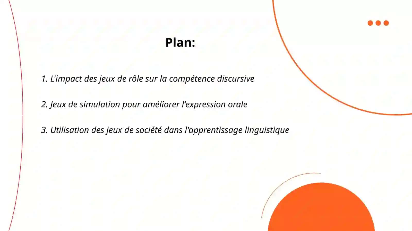 Le rôle des jeux dans la formation de la compétence discursive 2