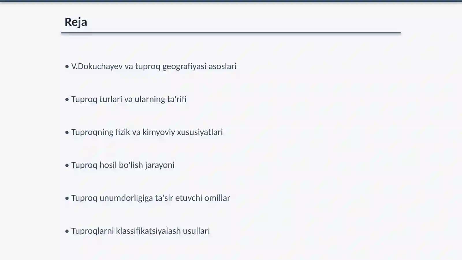 Tuproqlar geografiyasi 2