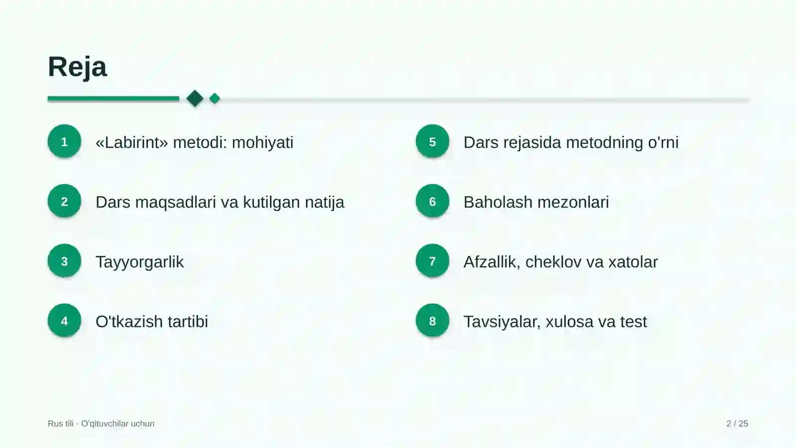 rus tili darslarida labirint metodidan foydalanish 6583 2