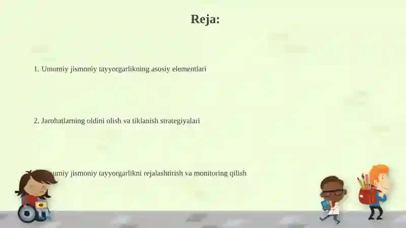 Umumiy jismoniy tayyorgarlik 2