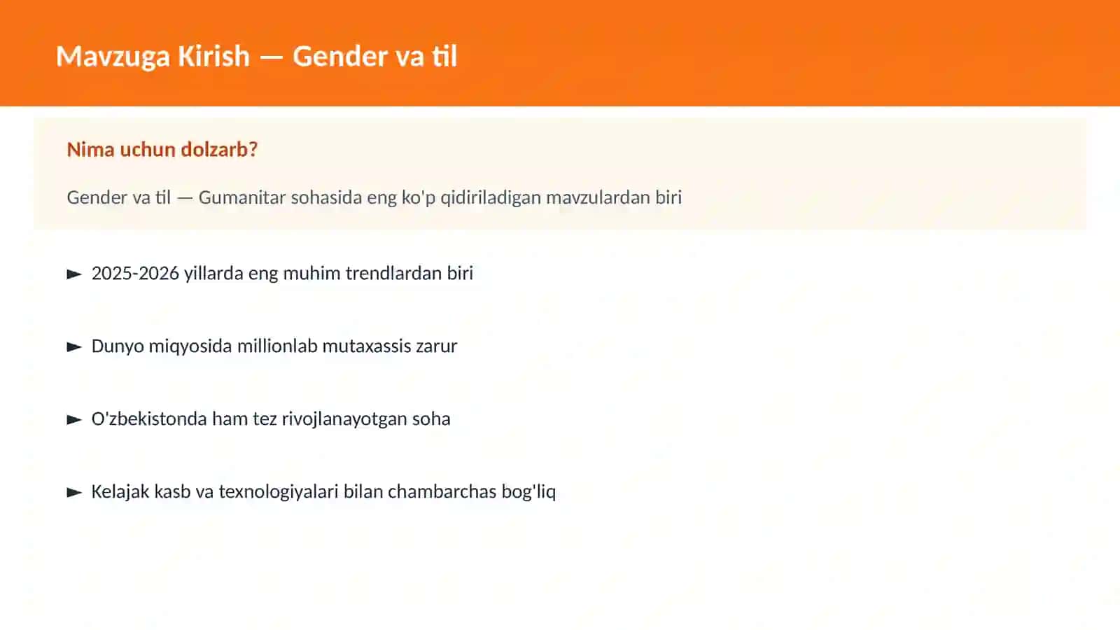 Gender va til 2