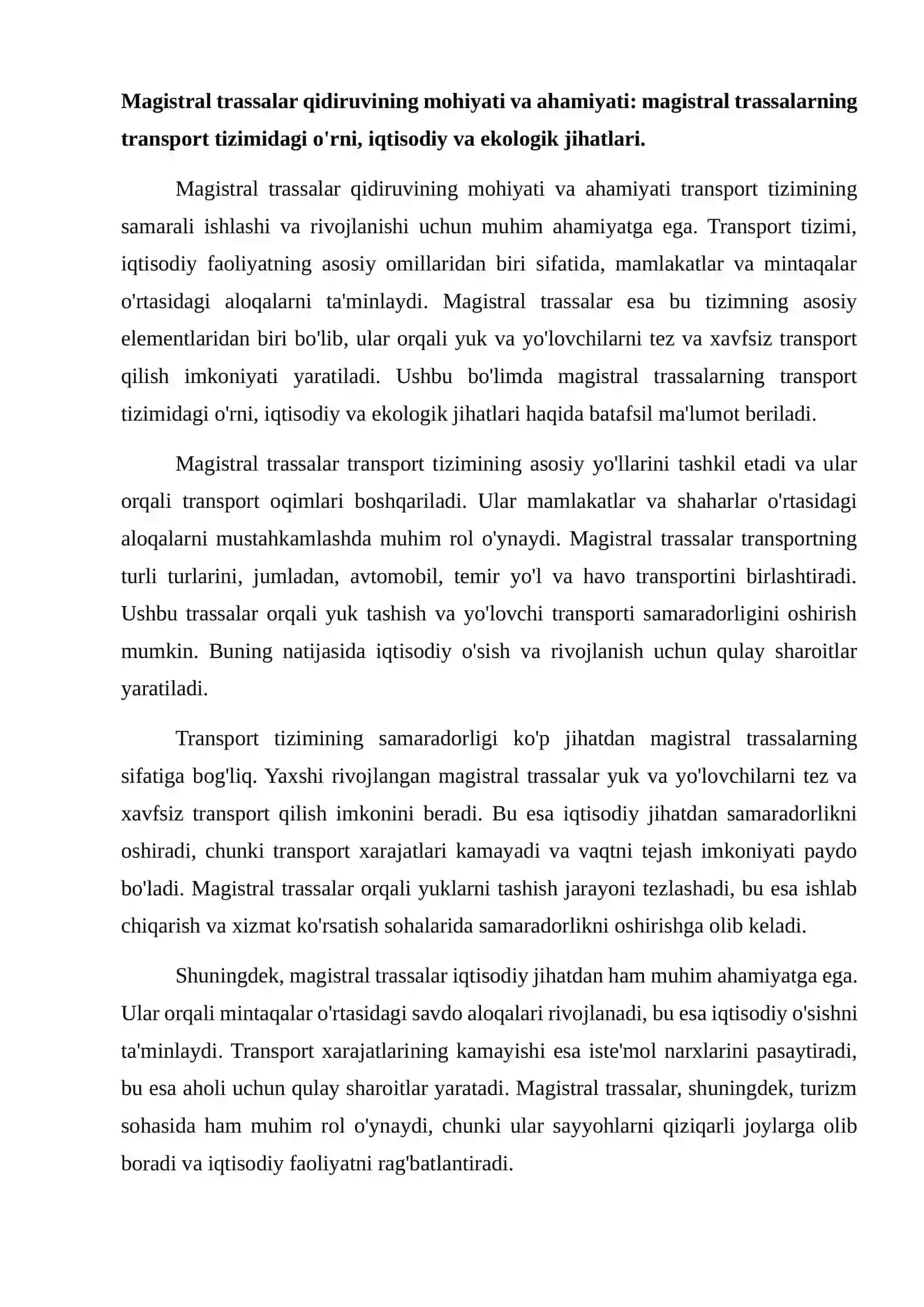 Magistral trassalar qidiruvining umumiy texnologiyasi . Qidiruvning vazifasi va bosqichlari 2
