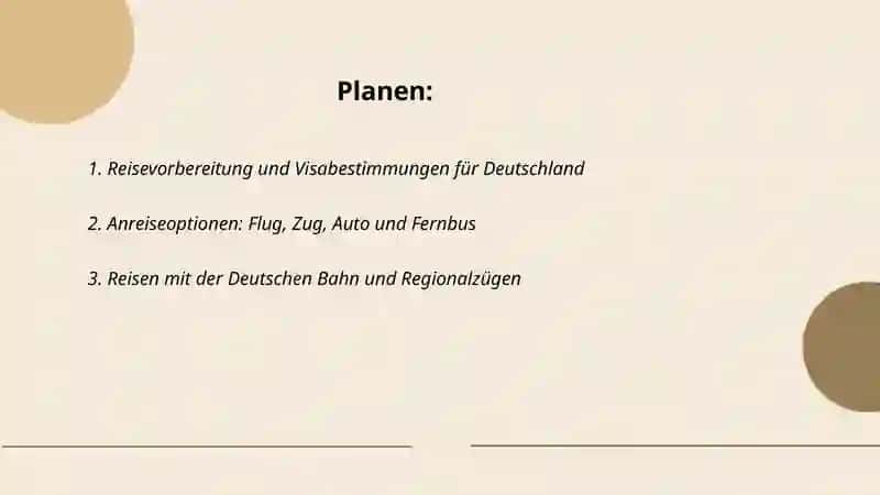 REISE NACH DEUTSCHLAND 2