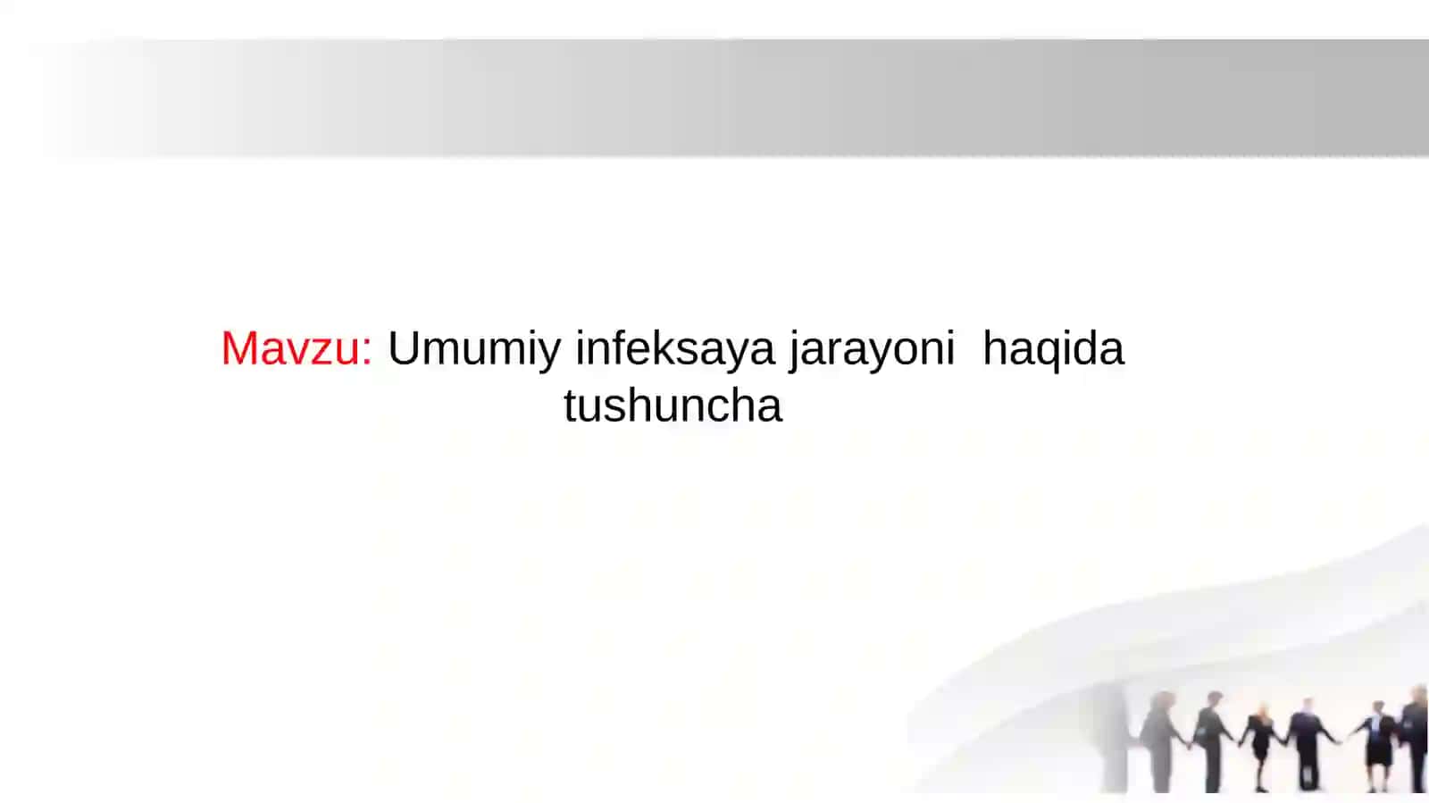 Umumiy infeksaya jarayoni haqida tushuncha 2