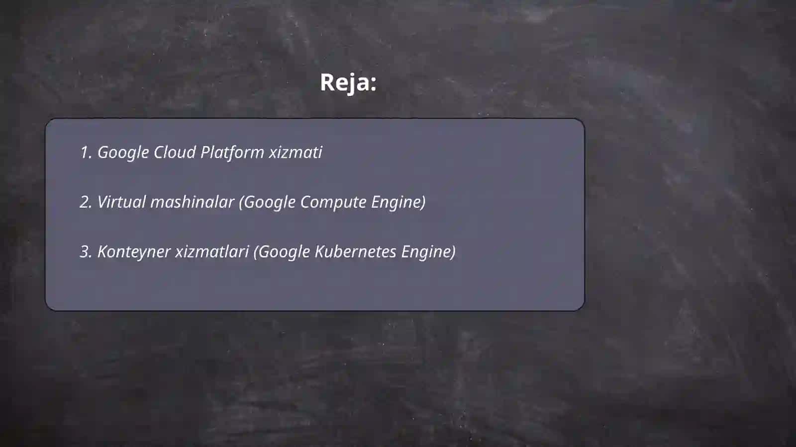 Google Cloud Platform (GCP) 2
