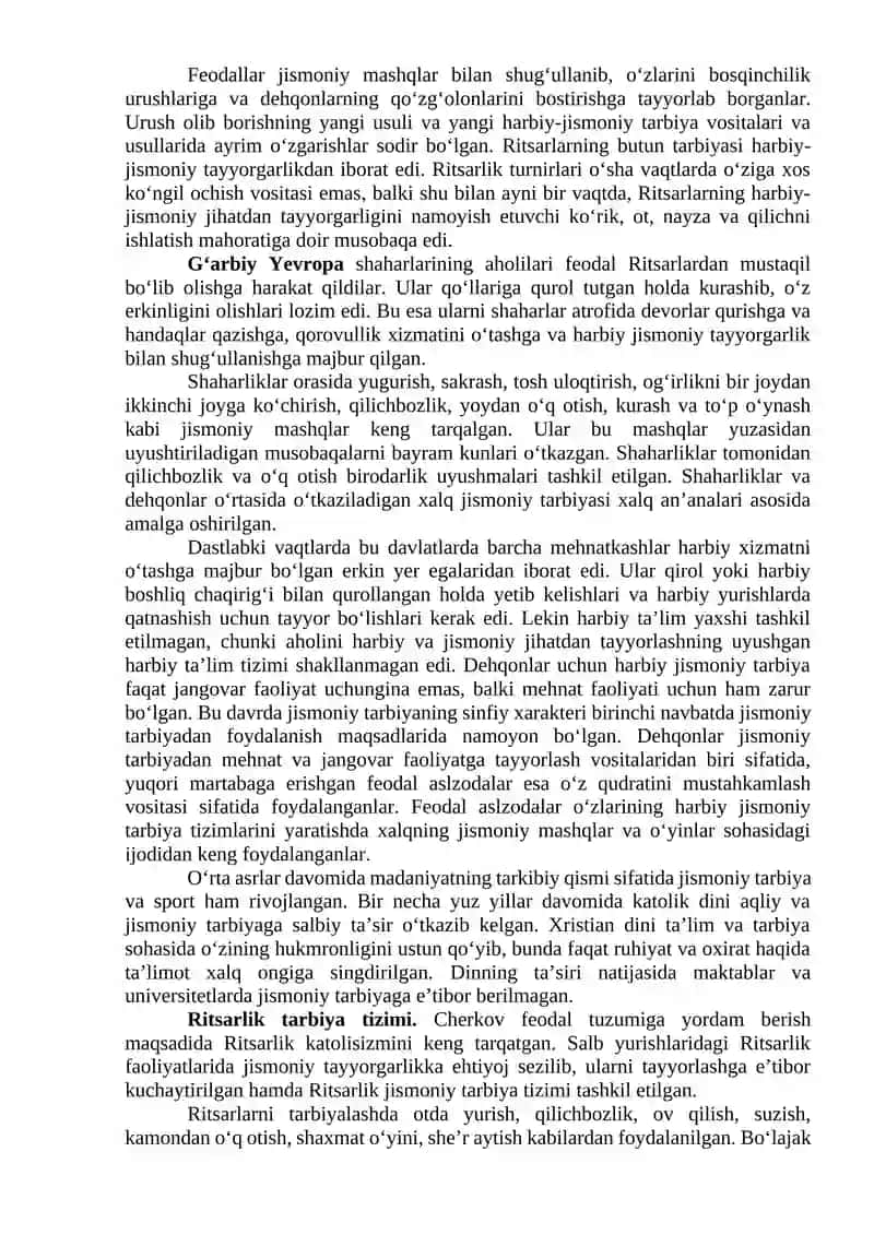 MA’RUZA № 2 2