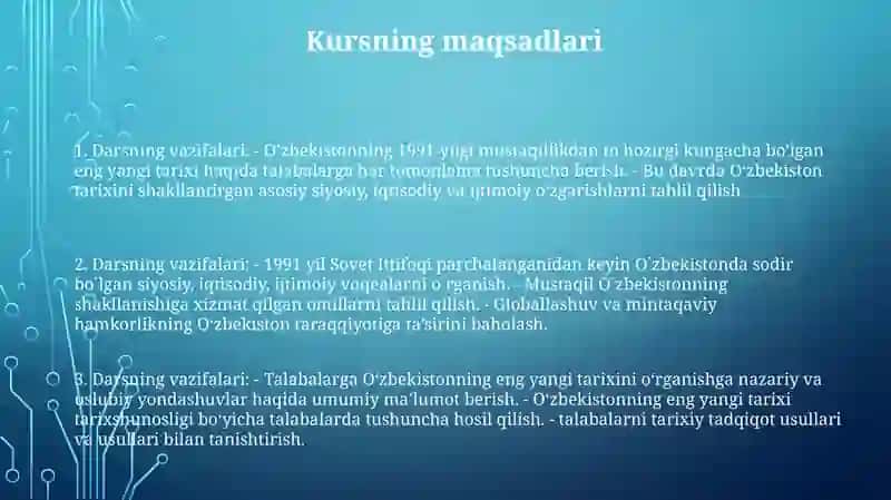 Ózbekistonning Eng Yangi Tarixi 2