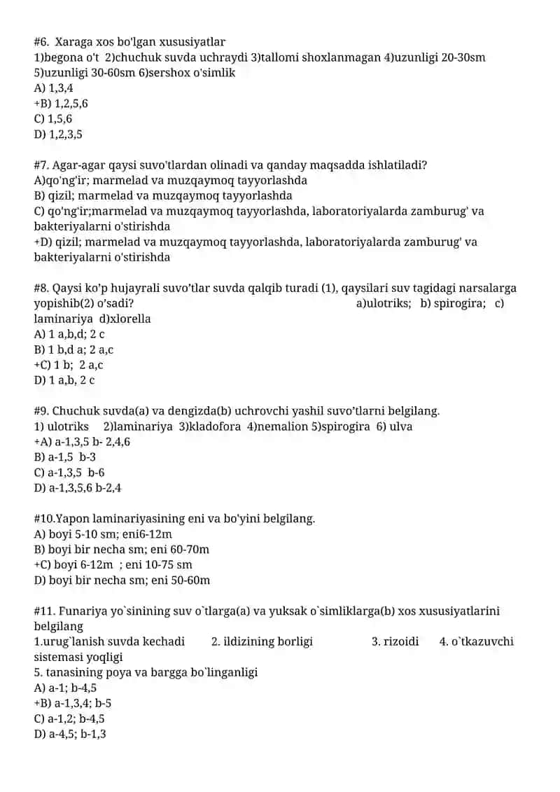 Pigmentlar va ularning beradigan rangini to'g'ri belgilang 2