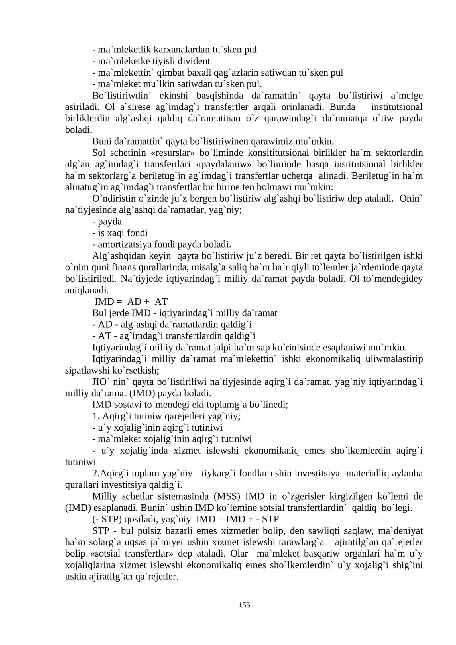 MILLIY DARAMAT HA`M MILLIY SCHYOTLAR SISTEMASI 2