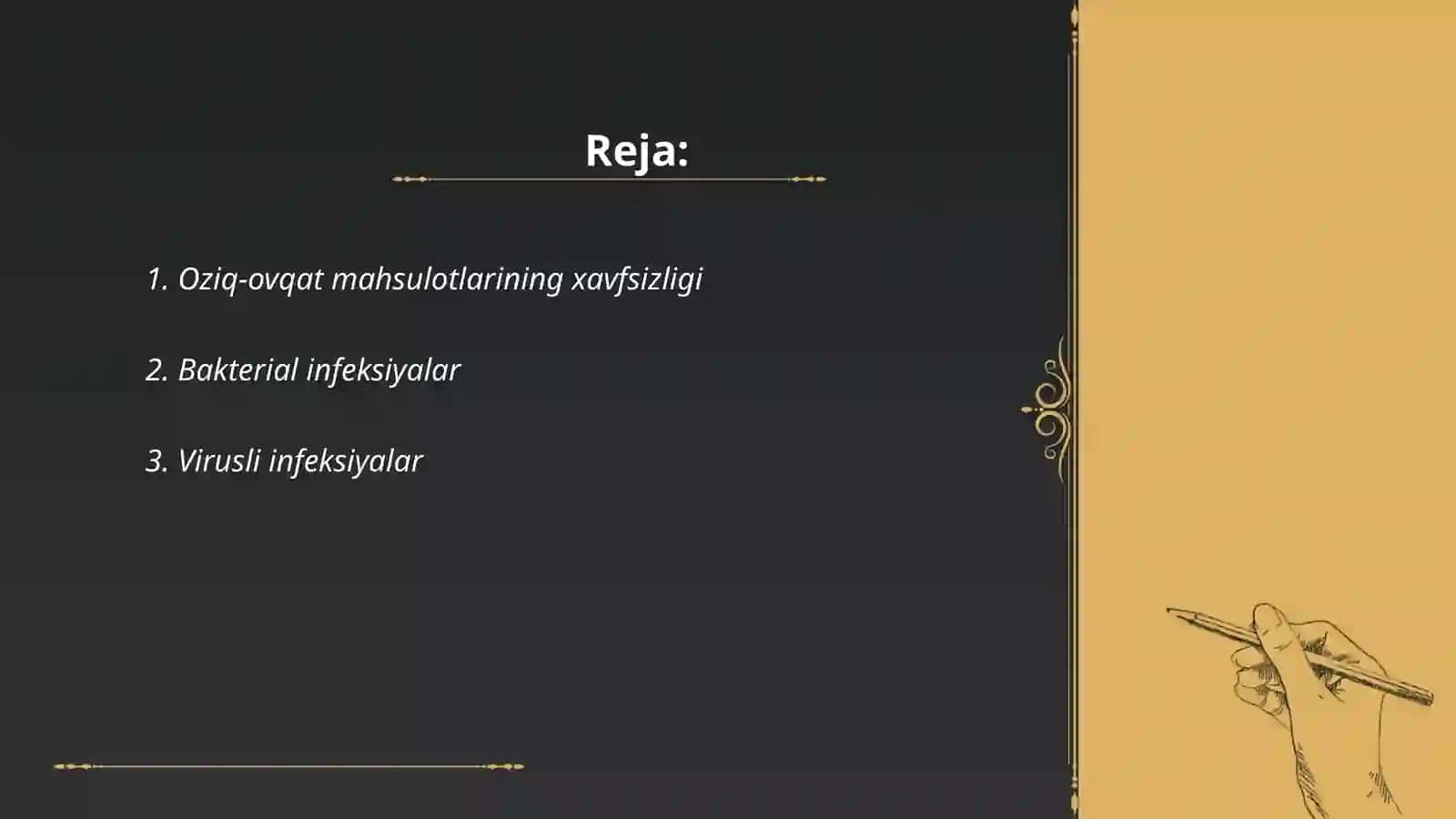 Oziq-ovqat mahsulotlari orqali yuqtiriladigan kasalliklar 2