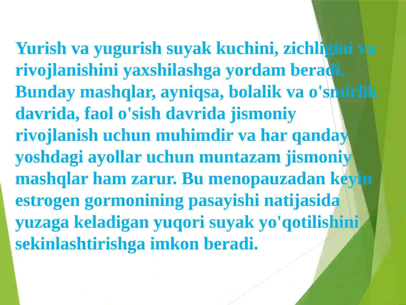 Chanoq va oyoq suyaklarining rivojlanishi 2