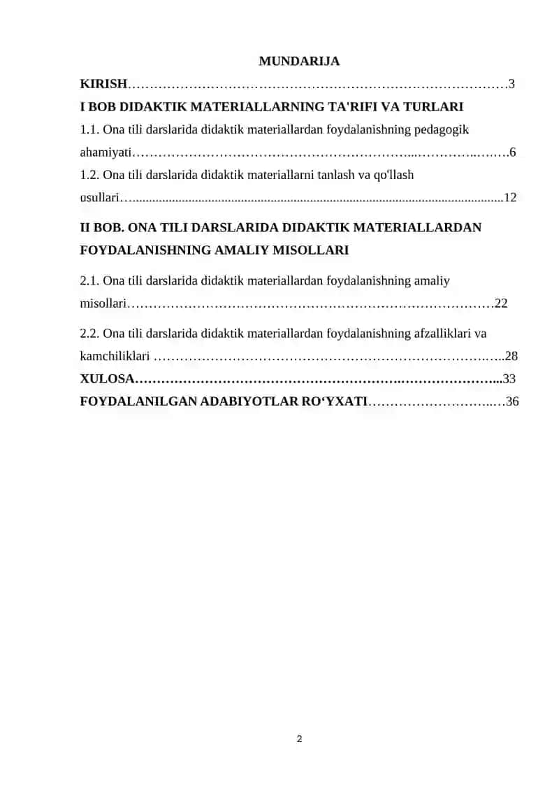 ONA TILI DARSLARIDA DIDAKTIK MATERIALLARDAN FOYDALANISH 2
