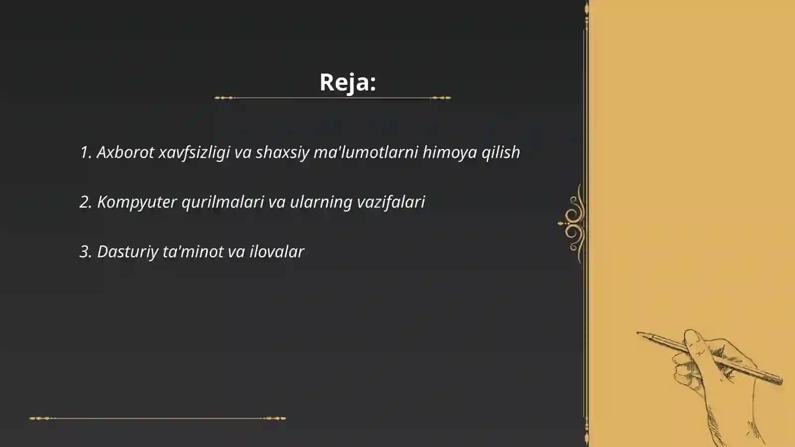 1-9 sinflarda texnologiya fanining mazmuni bo'yicha keys topshiriqlarni ishlash 2