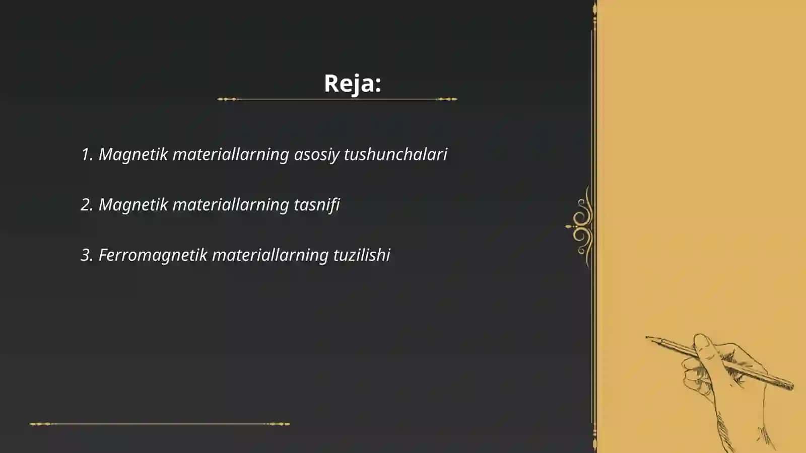 Magnetik materiallarning fizik mexanik xususiyatlari va ularning sanoatdagi ahamiyati 2