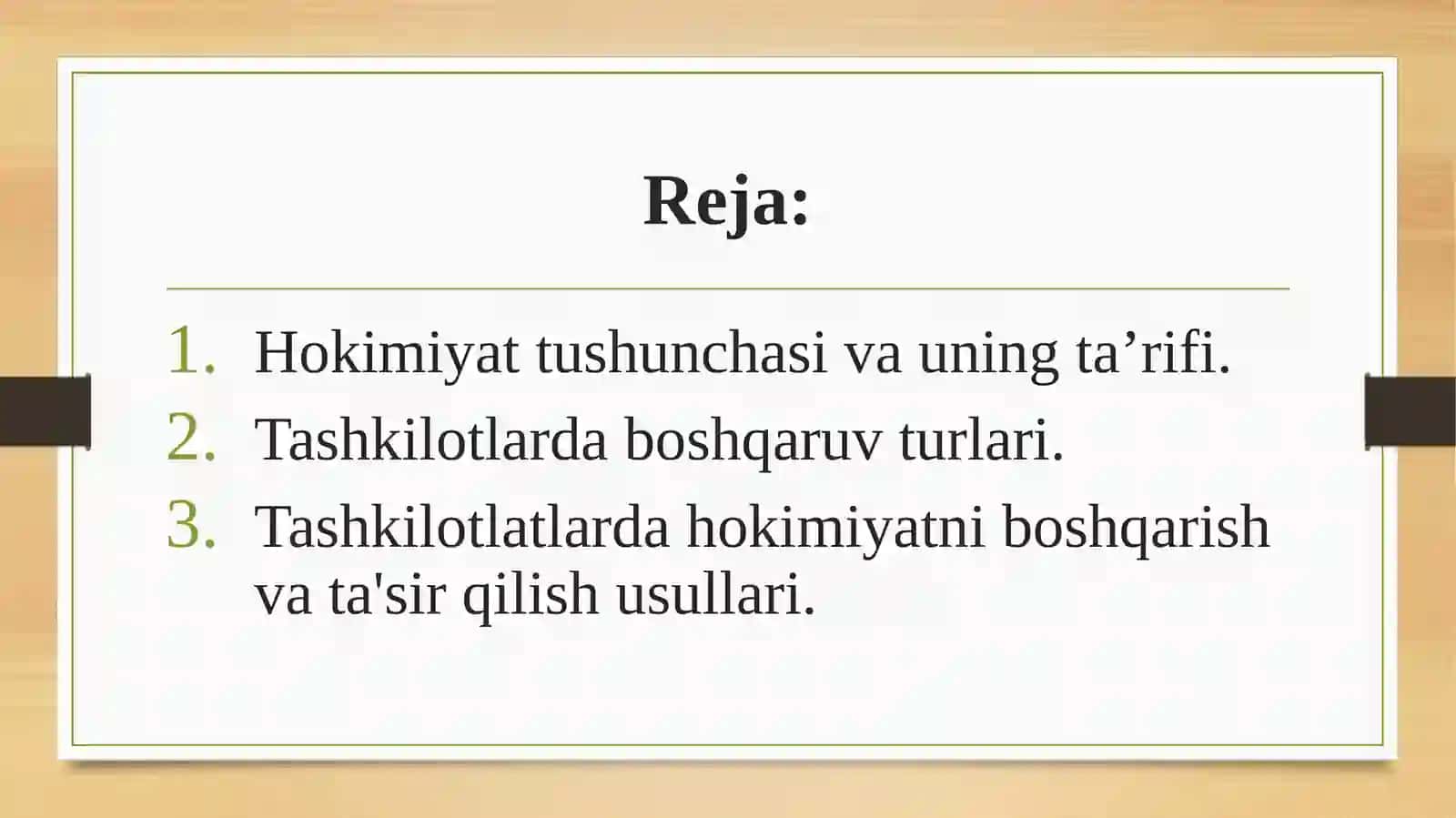 Tashkilotlarda hokimiyat fenomeni 2