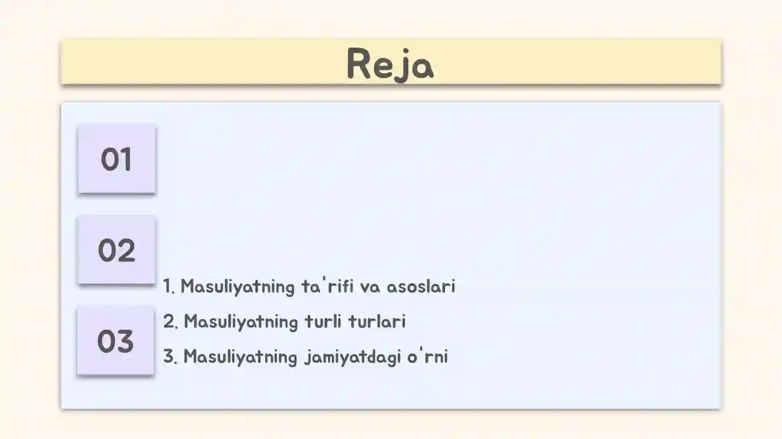Masuliyat Nima? 2