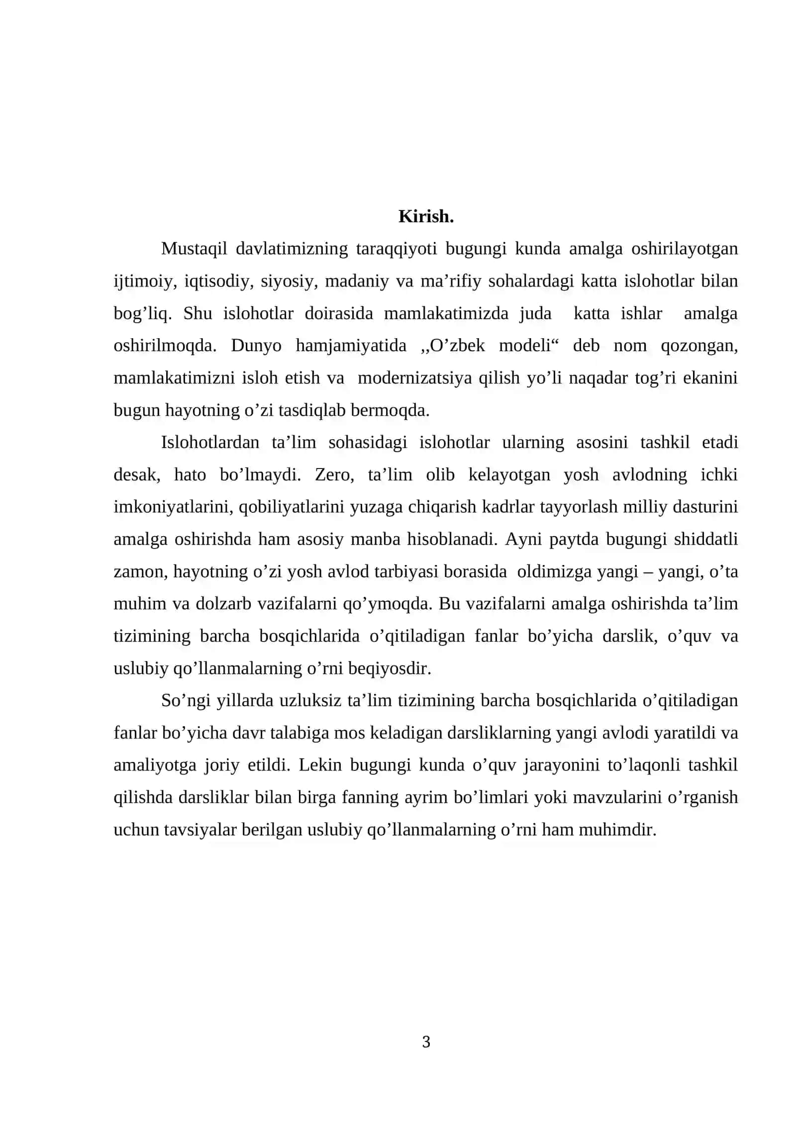 Mustaqil Davlatimizning Taraqqiyoti 2