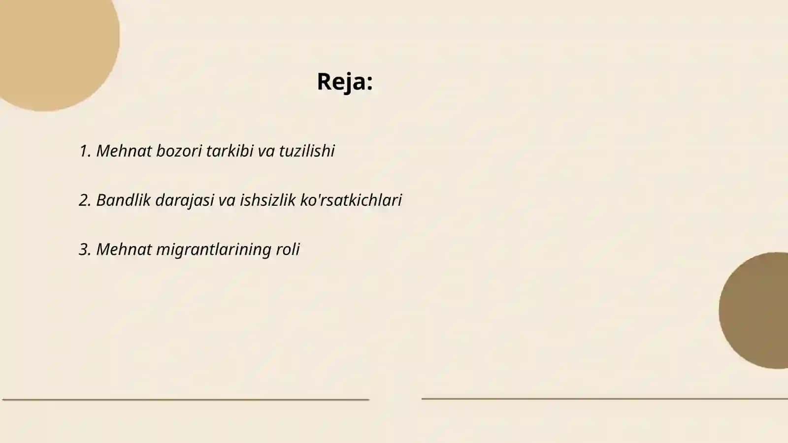 O'zbekiston Respublikasi mehnat bozorining o'ziga xos xususiyatlari 2
