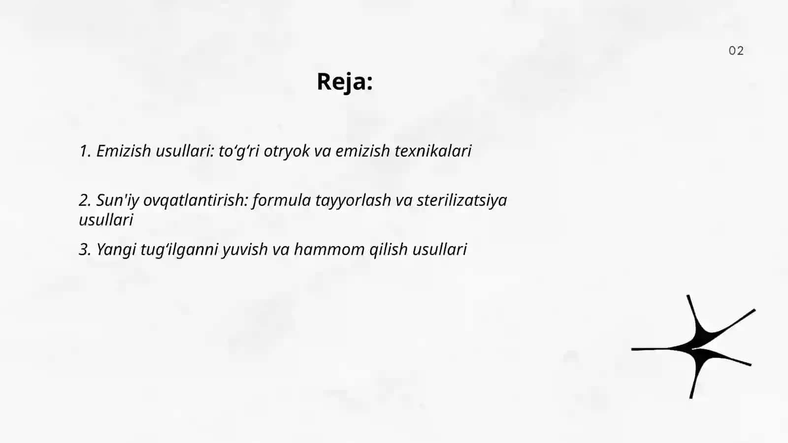 Yangi tugʻilgan chaqaloqlarni parvarish qilish usullari 2
