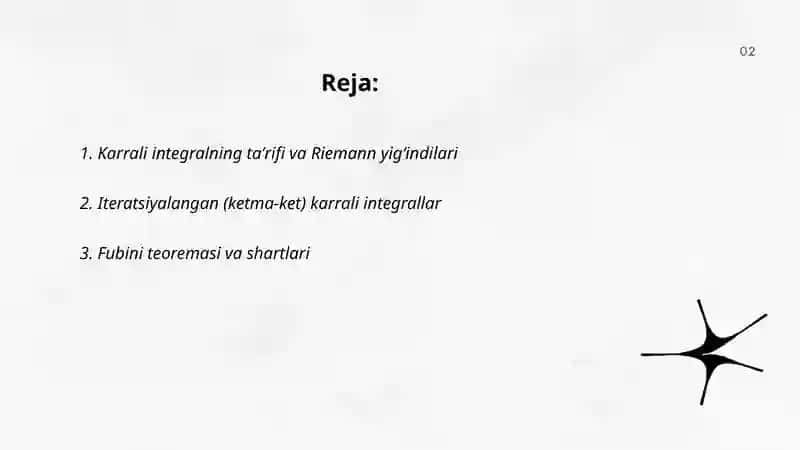 Karrali integrallar 2