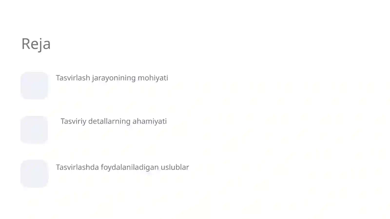 Tasvirlash jarayonining asosiy qoidalari 2