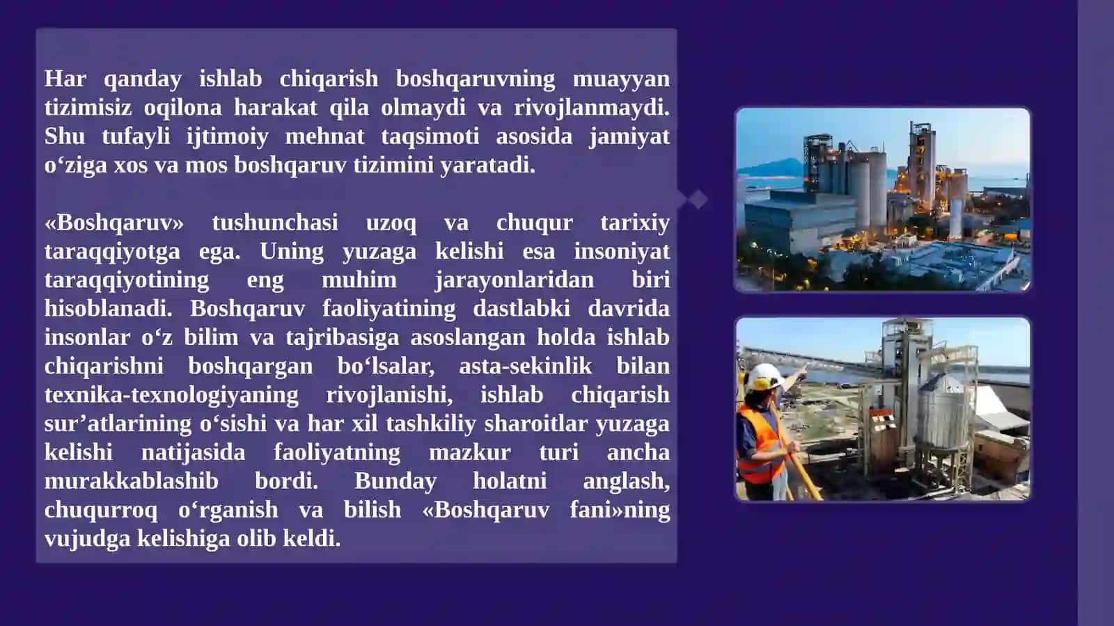 Zamonaviy boshqaruv tizimi 2