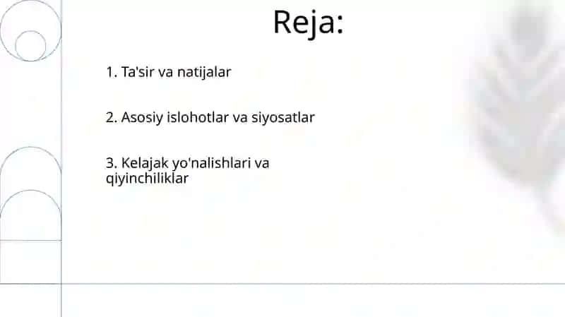 Oʻzbekiston respublikasi taʼlim sohasida amalga oshirilgan islohotlar 2