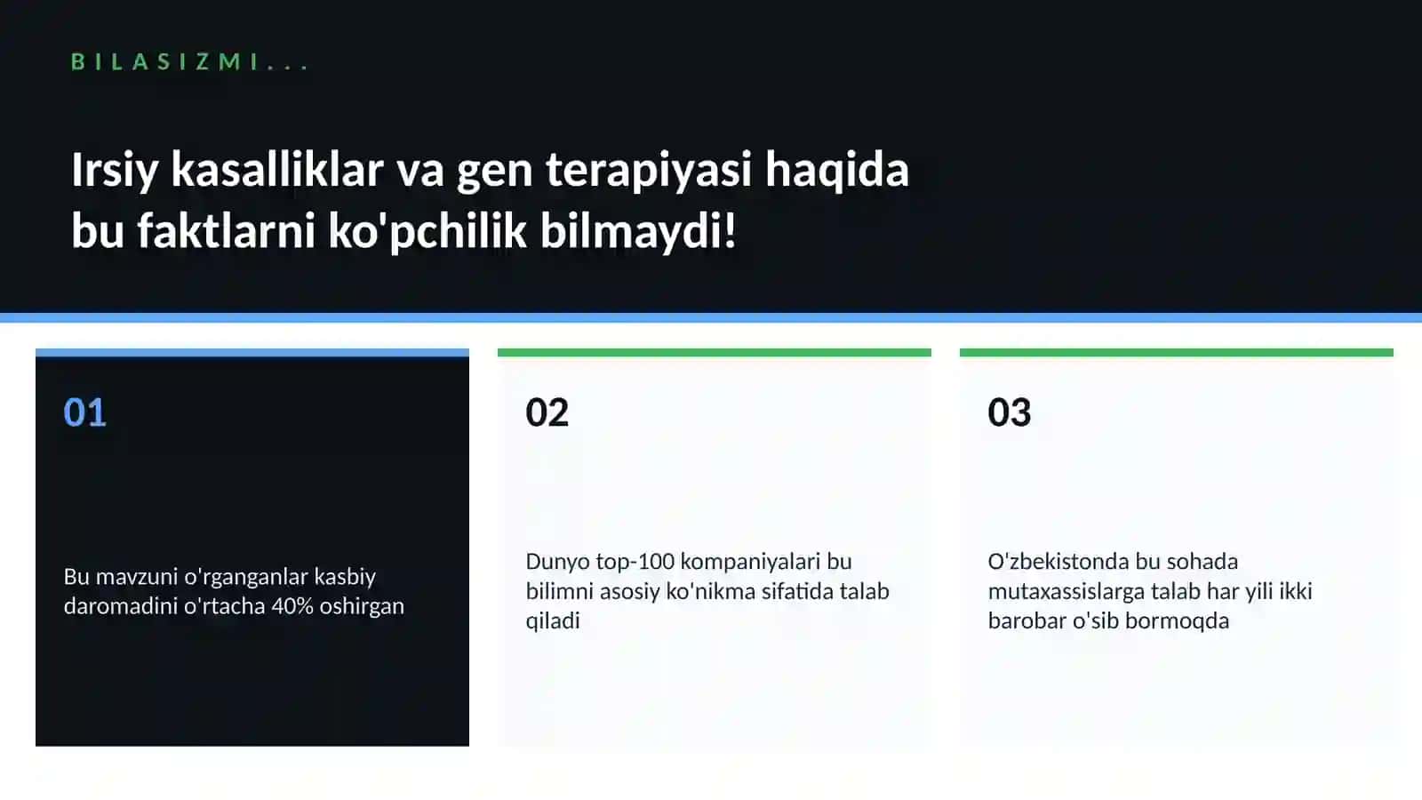 BIOTEXNOLOGIYA VA GENOMIKA 2