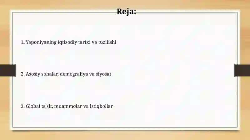 Yaponiya iqtisodiyoti 2