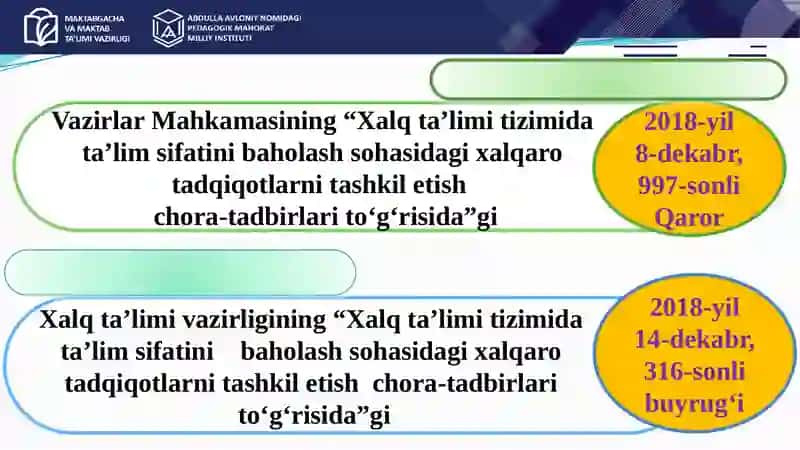 PIRLS topshiriqlaridan namunalar ishlab chiqish va ular ustida ishlash usullari 2