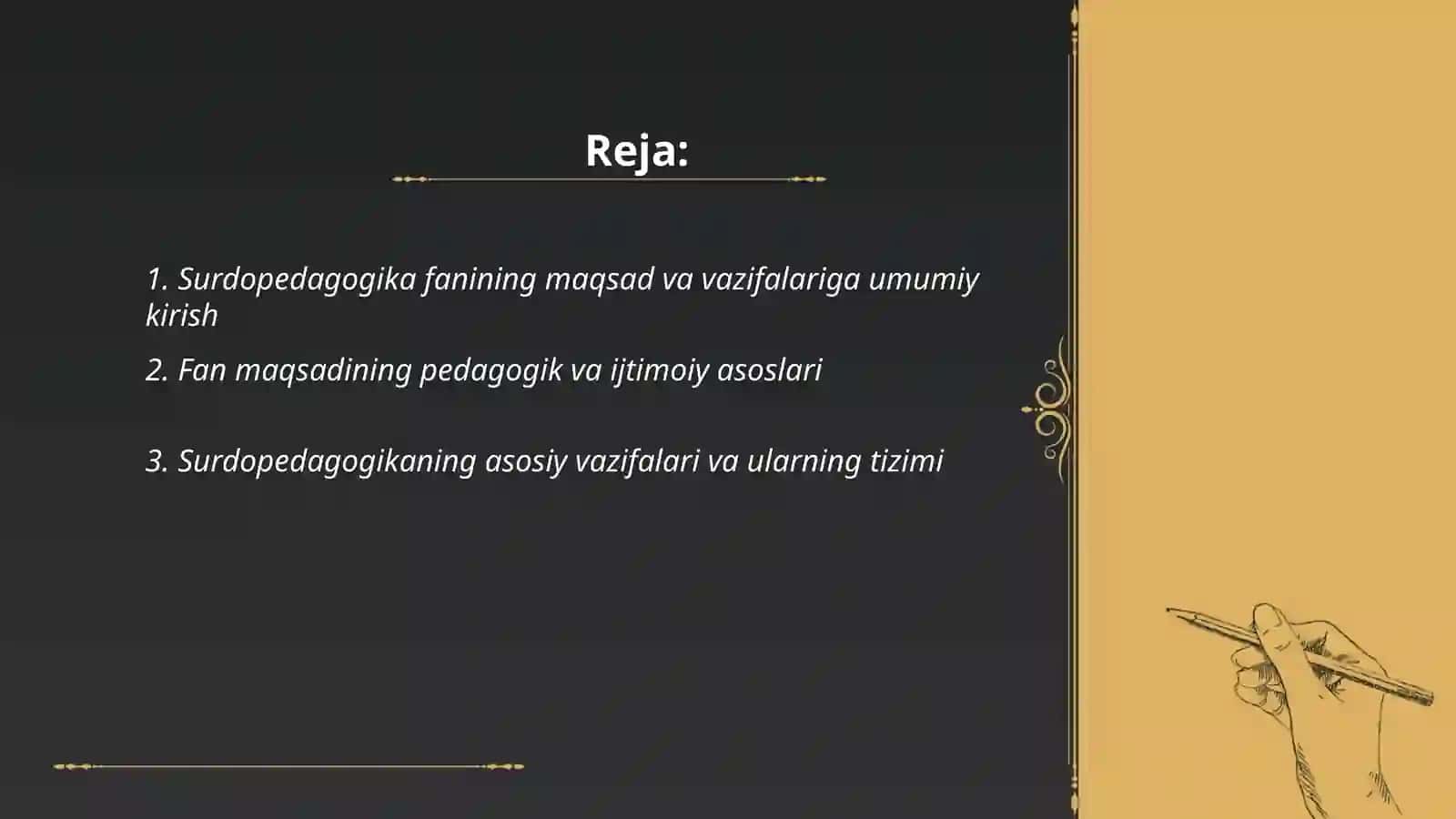 Surdopedagogika fanining maqsad va vazifalari 2