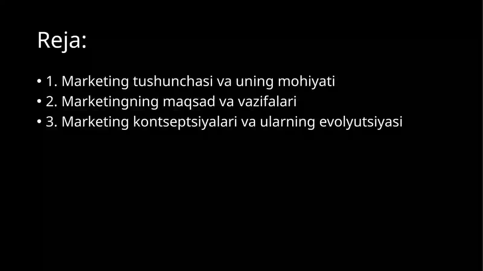 Marketingning mohiyati 2