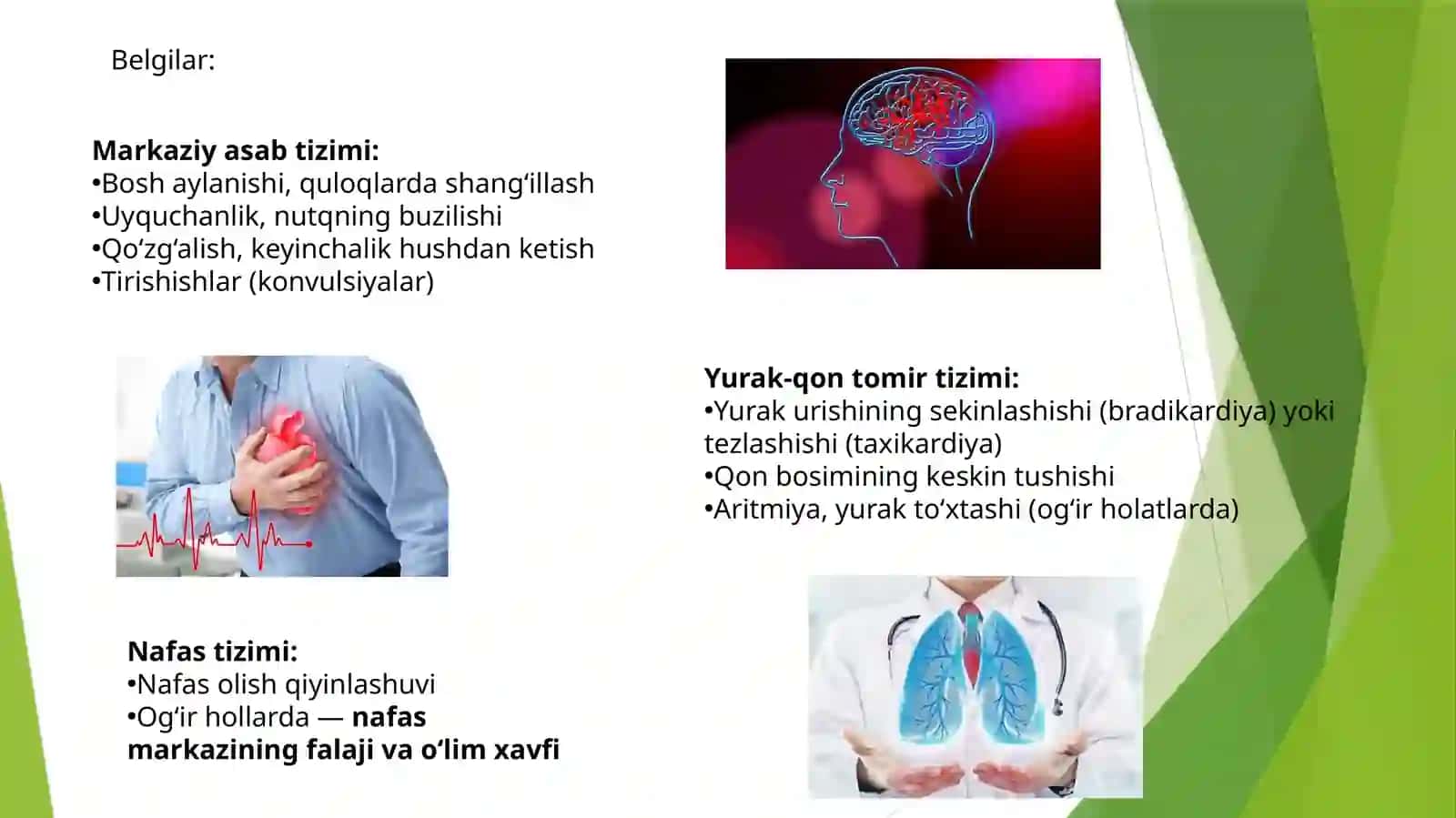 Anesteziyaga noto'g'ri yondashilgandak kuzatiladigan holatlar va oldini olish choralari 2