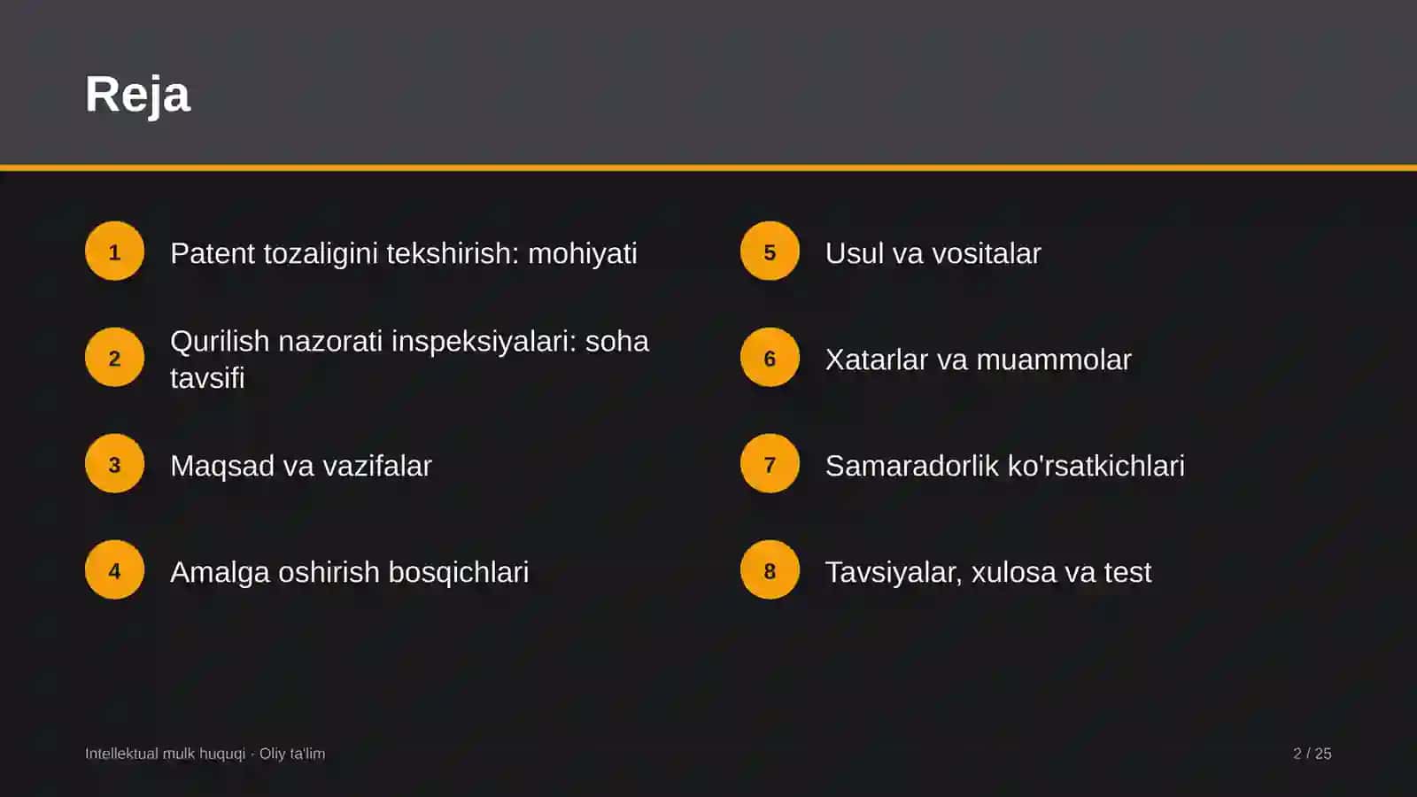 qurilish nazorati inspeksiyalarida patent tozaligini tekshirish 5583 2