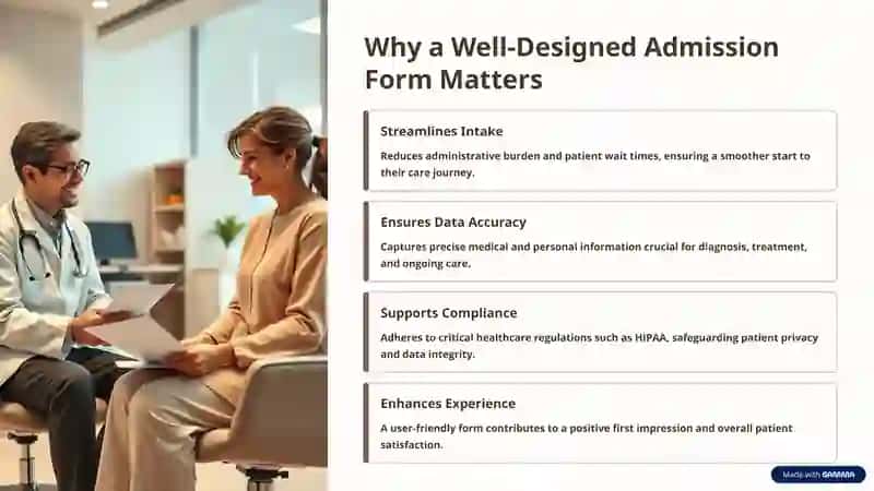Designing an Effective Patient Admission Form 2
