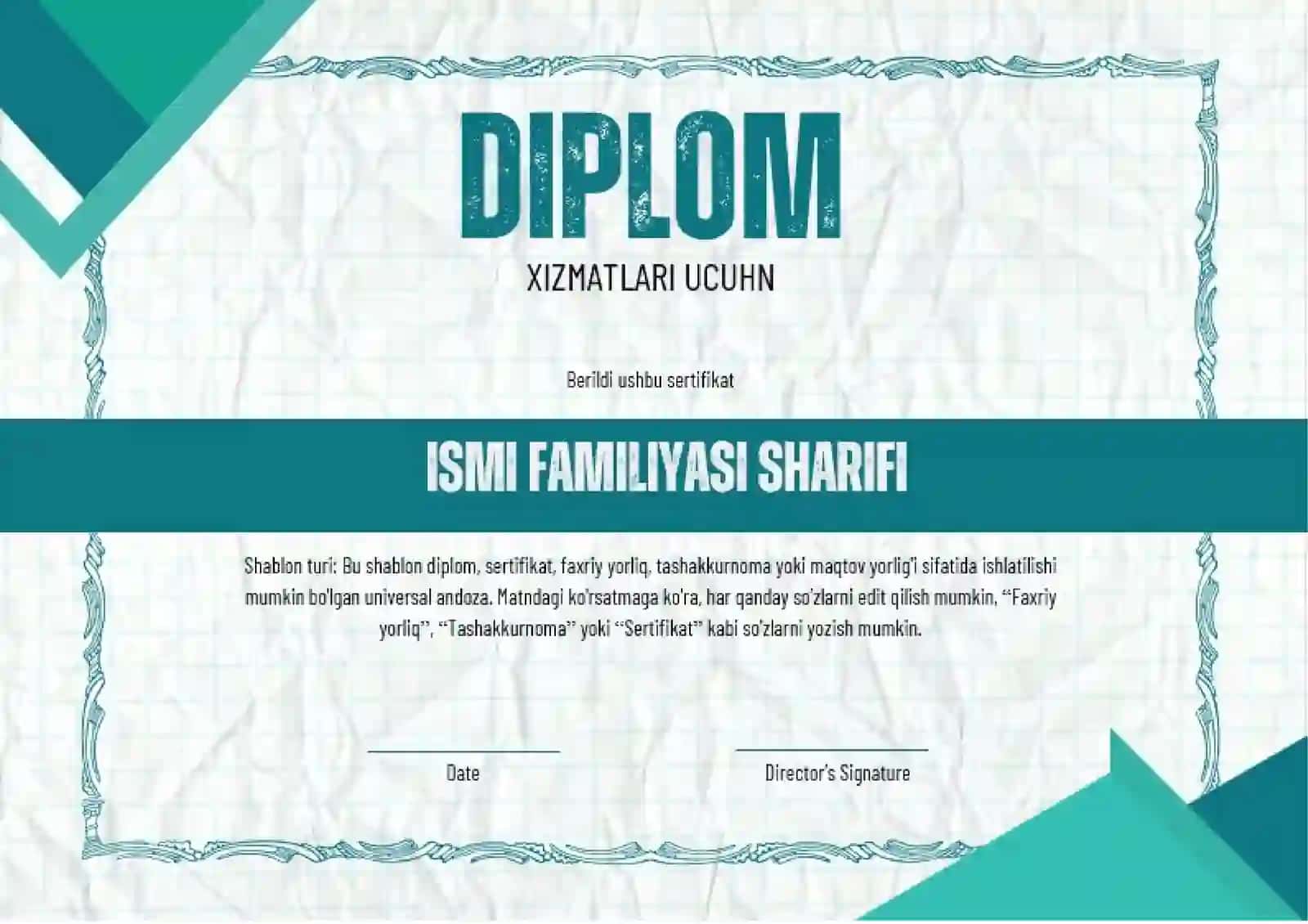 Diplom Shabloni 2