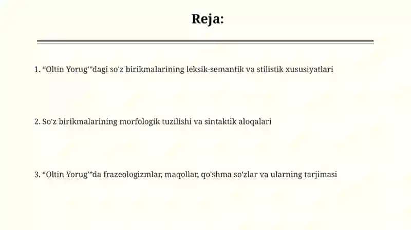 "Oltun yoruq"dagi soʻz birikmalari 2
