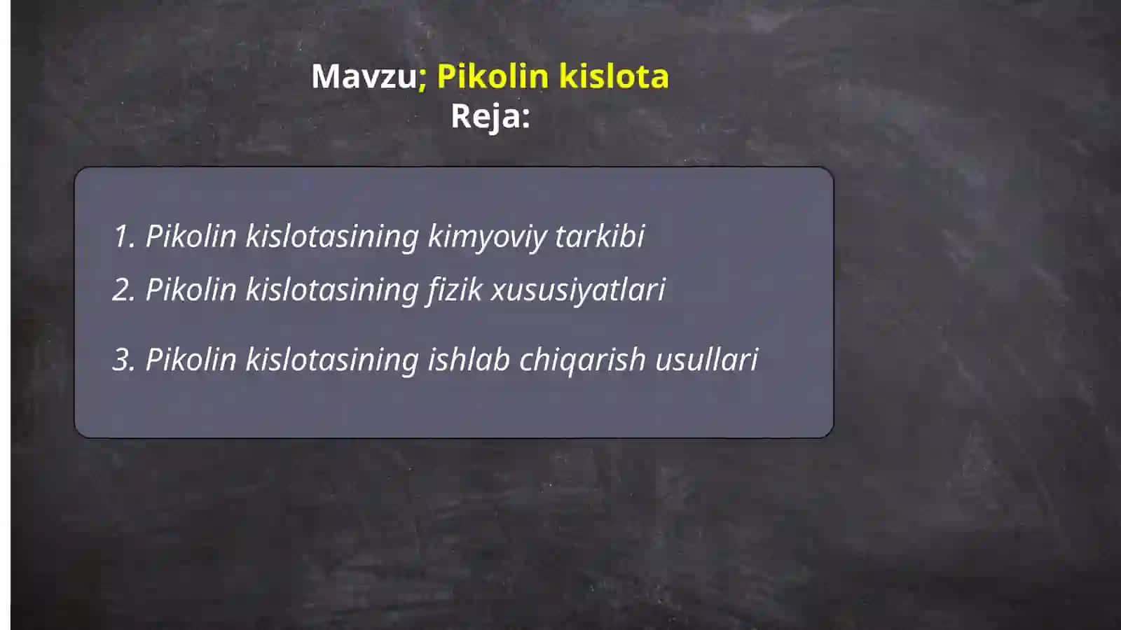 Pikolin kislota 2