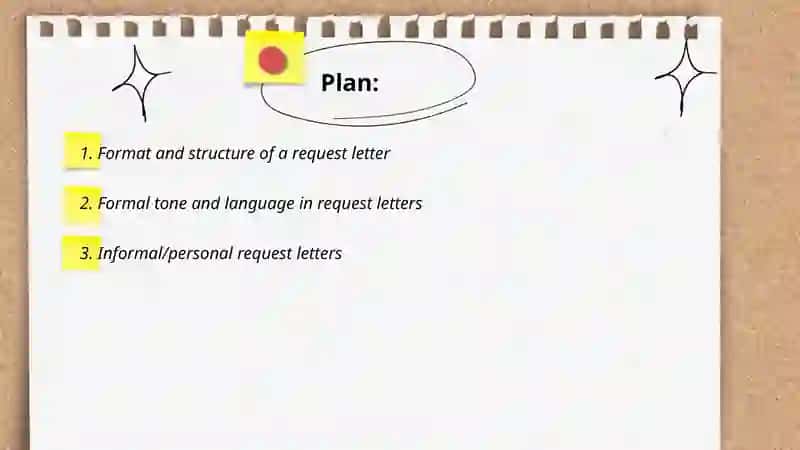 Request Letter Structure 2