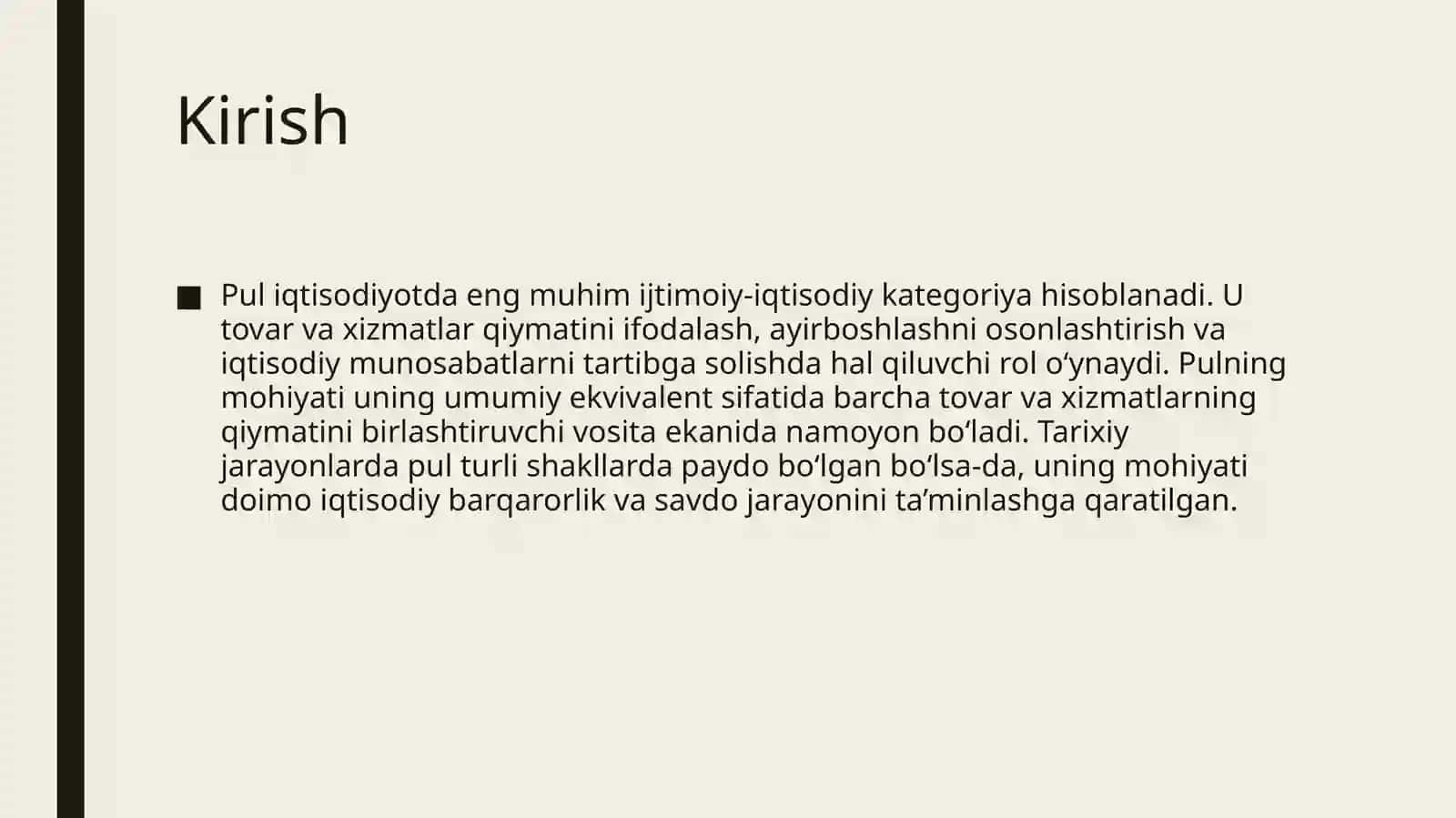 Pulning mohiyati 2