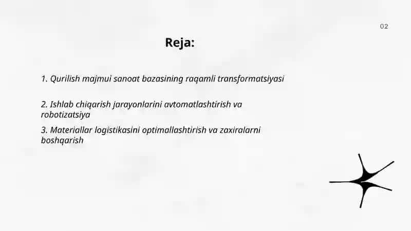 Qurilish majmui sanoat bazasi samaradorligini oshirish 2
