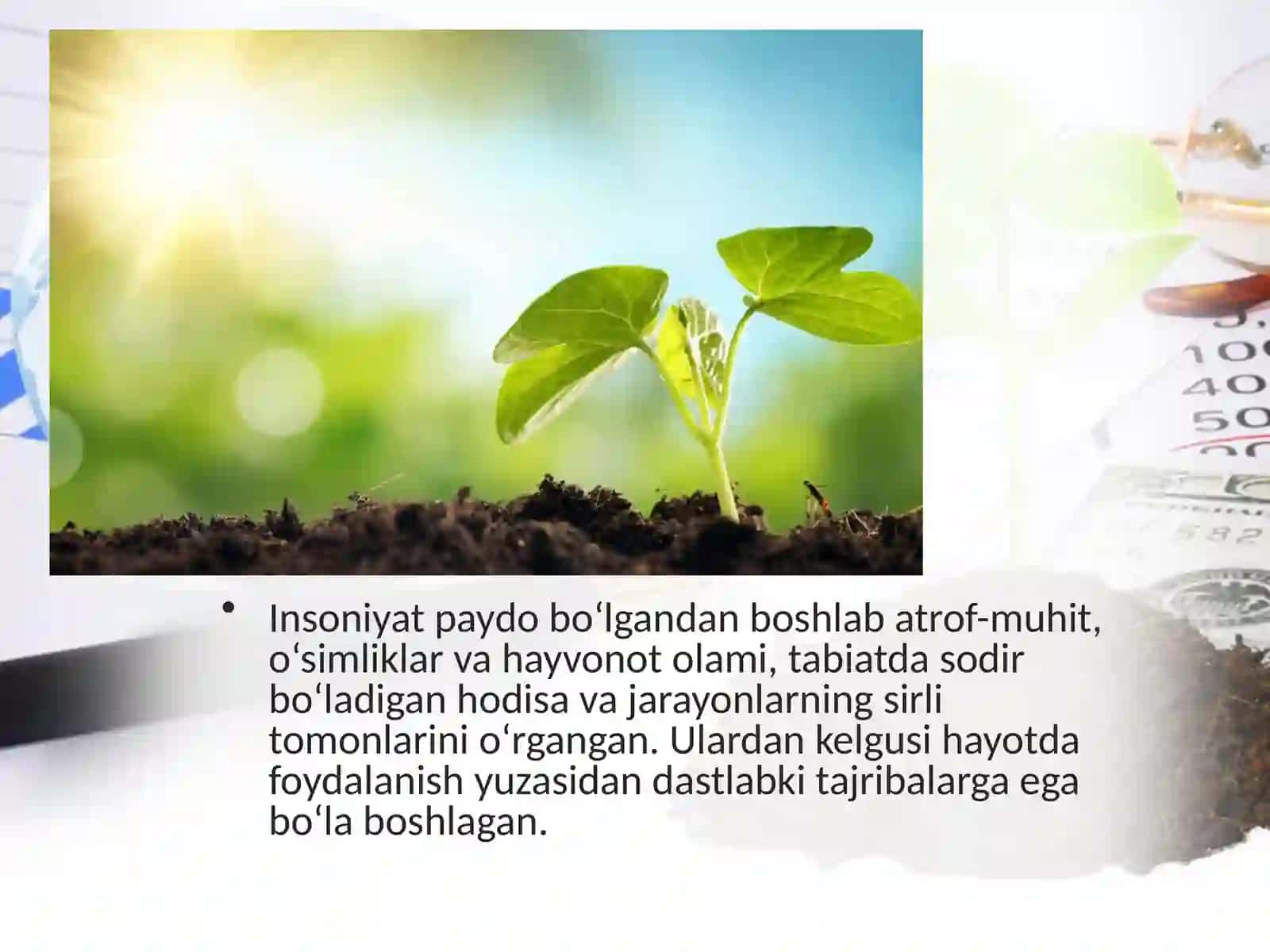 11-sinf Biologiya dars ishlanma. Biologik tizimlar. Ekologiya - biologik tizimlar haqidagi fan 2
