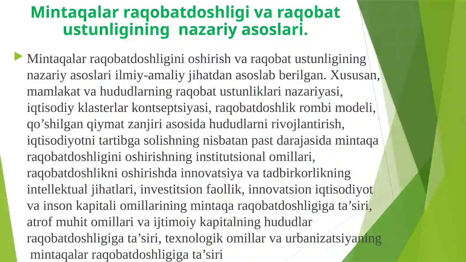Mintaqalarraqobatbardoshligivaraqobatustunligi 2