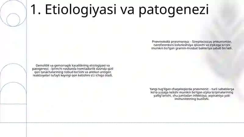Gemolitik Va Gemorragik Kasallik. Pnevmopatiya. Yangi Tugilgan Chaqaloqlar Pnevmoniyasi, Patomorfologiyasi 2