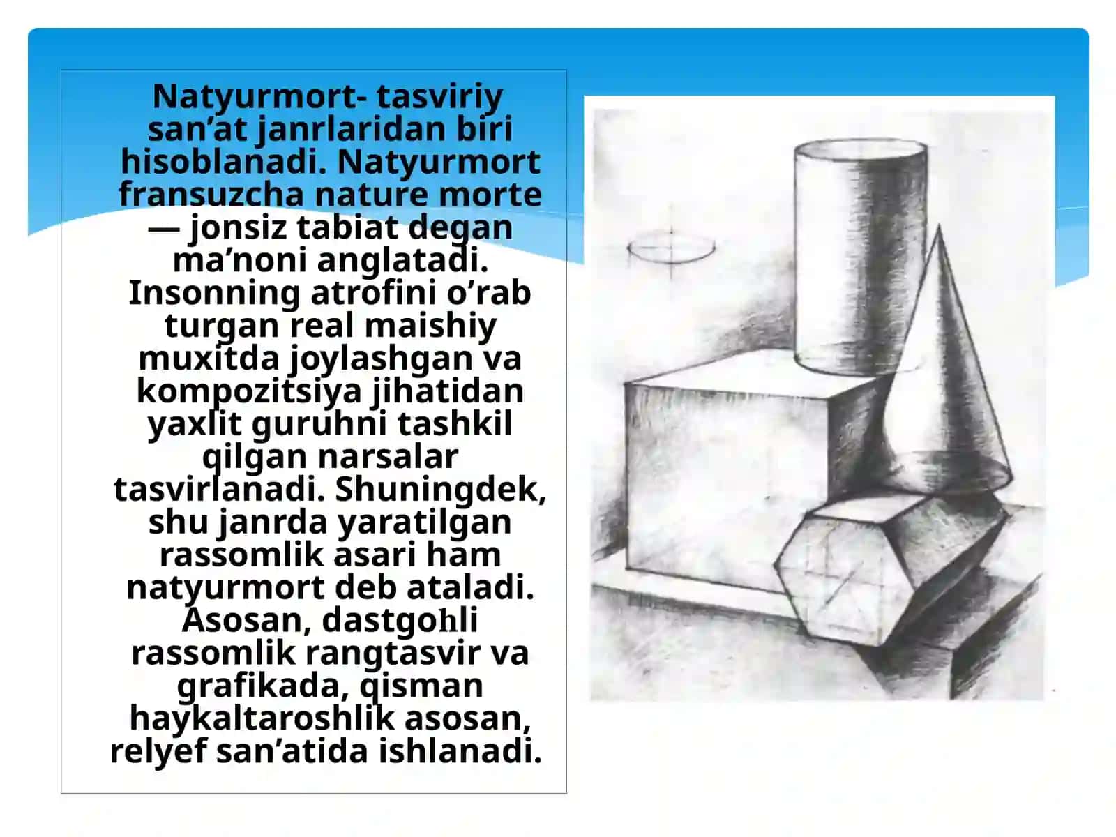 Nuqta, chiziqli tasvir, chiziqli tasvirlash, tusli tasvirlash shtirixlar haqida ma’lumot berish. Oq-qora ranglarda manzara ishlash 2
