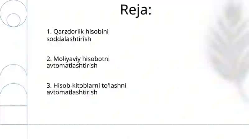 Balnichni xisoblash tartibi va uni avtamatlashtirish 2