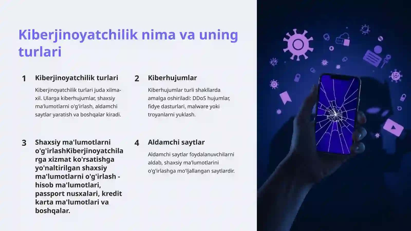 Kiberjinoyatchilik, Kiberqonunlar va Kiberetika 2